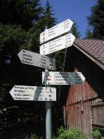 Wegweiser Mittelweg
